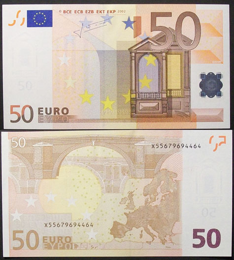 2002 Germany 50 Euro (Unc) L001351